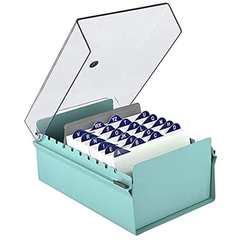 metal army green index card box|Amazon.com: Metal Index Card Box.